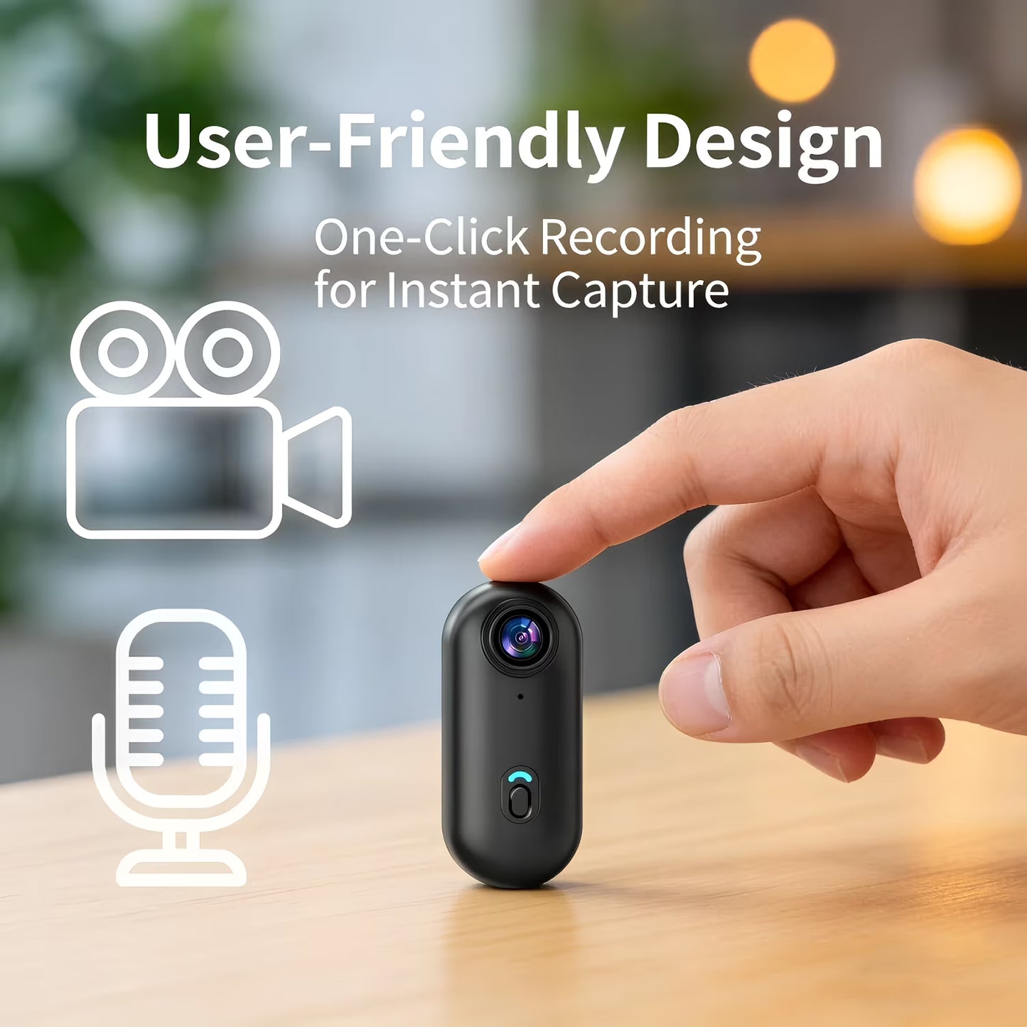 Hands-Free Action Camera | Outdoor Sports, Vlogging & Wi-Fi Connection