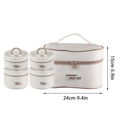 Set of 4 Insulated Lunch Boxes With Bag For Free | Organized Meals Wherever You Go