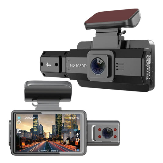 Caméra de voiture double 1080P | Filmez la route et l’intérieur du véhicule en même temps